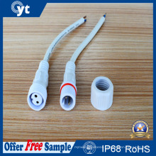 Waterproof Cable with Male & Female 2 Pin Connector